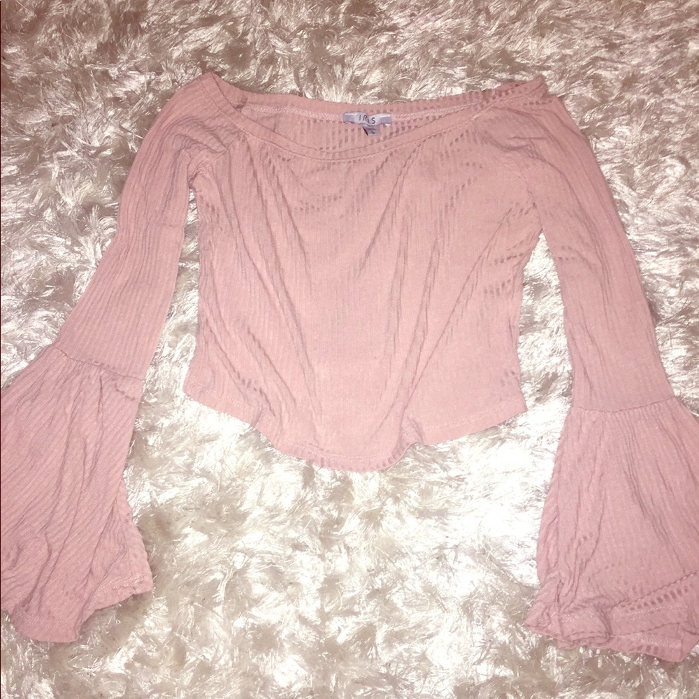 Belle sleeve crop top